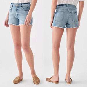 DL1961 Karlie mid-rise boyfriend jean shorts 27